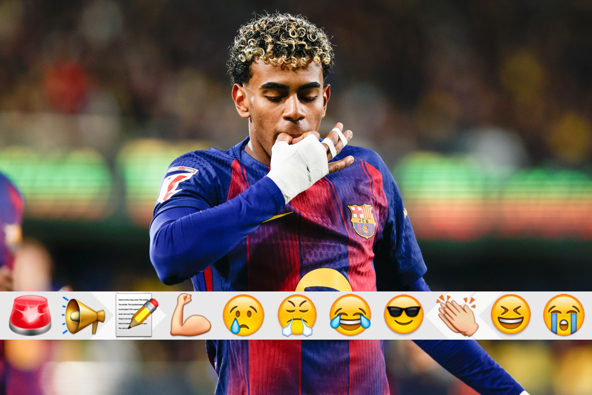 Para silbidos, los de Lamine Yamal