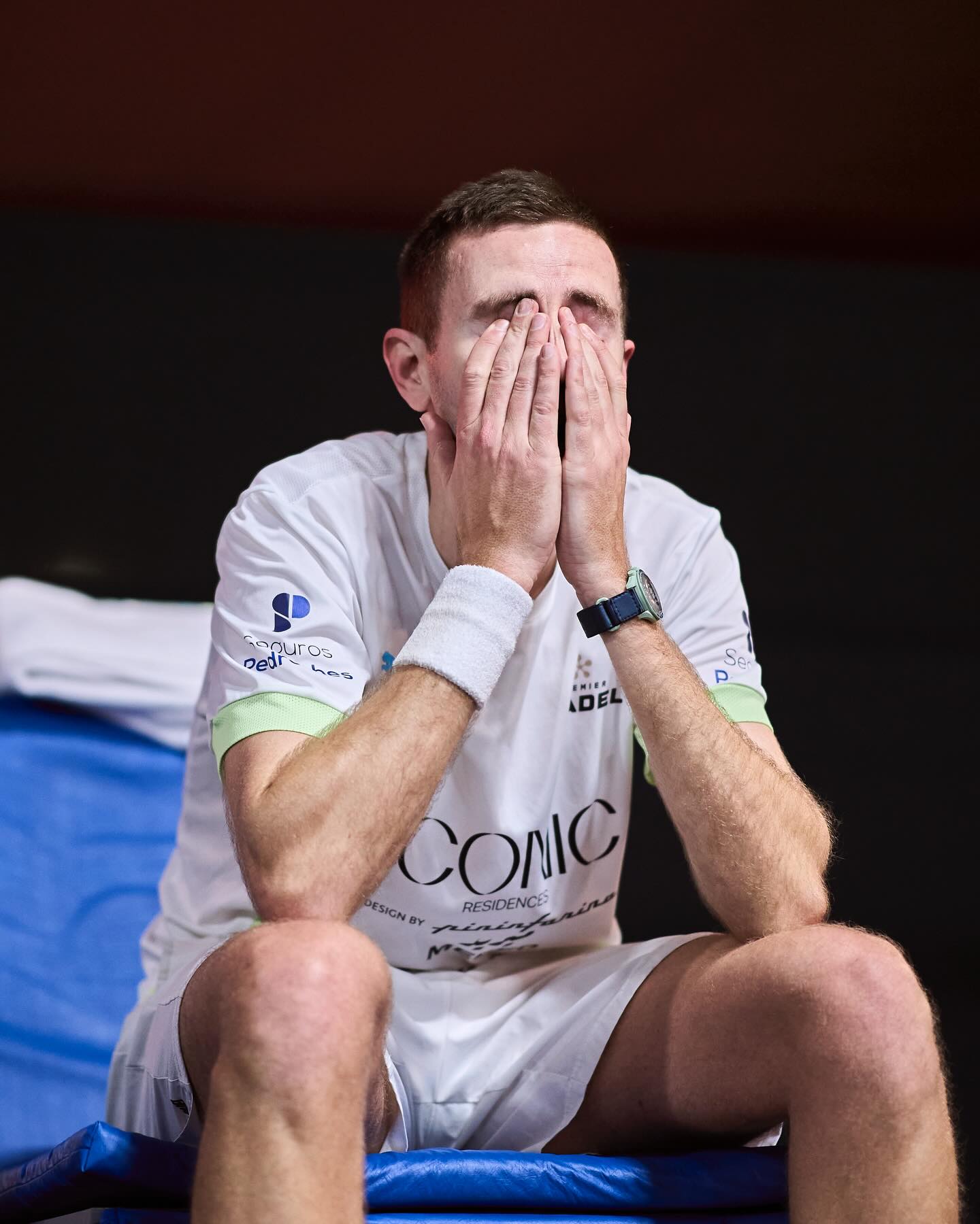 Marc Quílez lamentándose durante esta temporada.