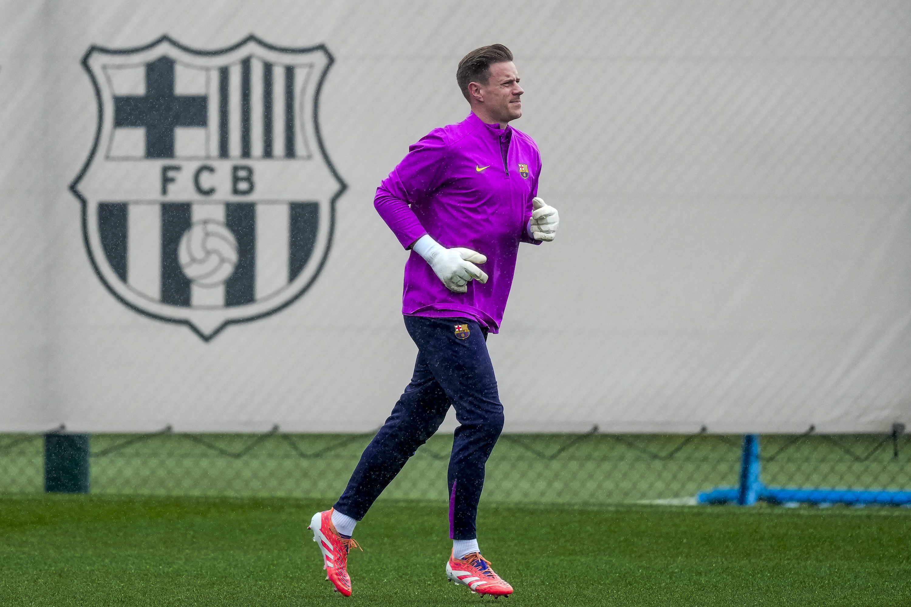 Ter Stegen, portero y capitán del Barcelona.