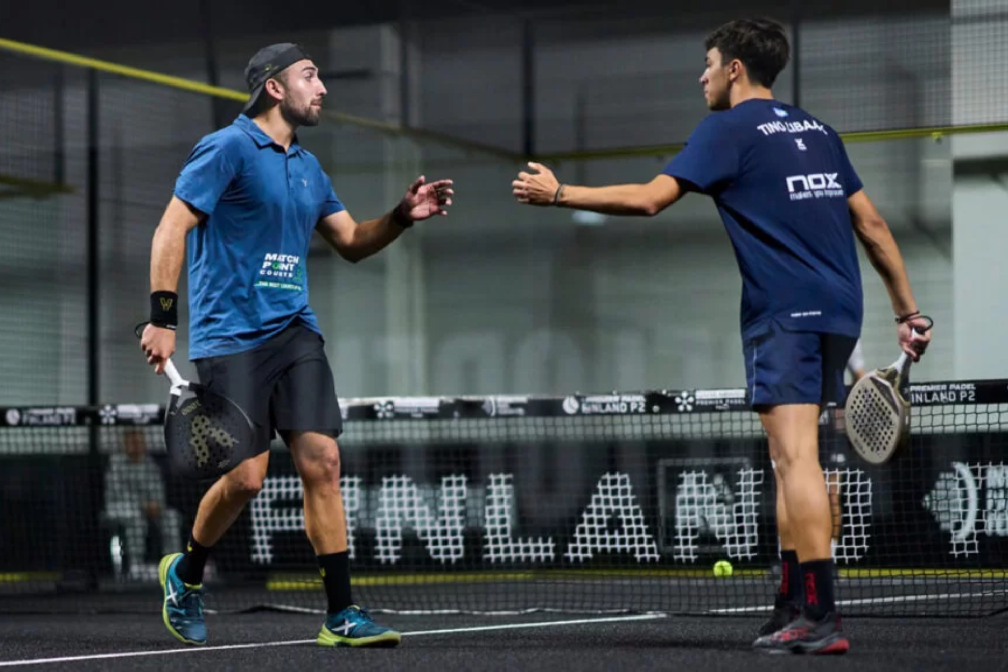Tino Libaak y Álex Chozas durante un torneo en el que jugaron juntos en 2024.