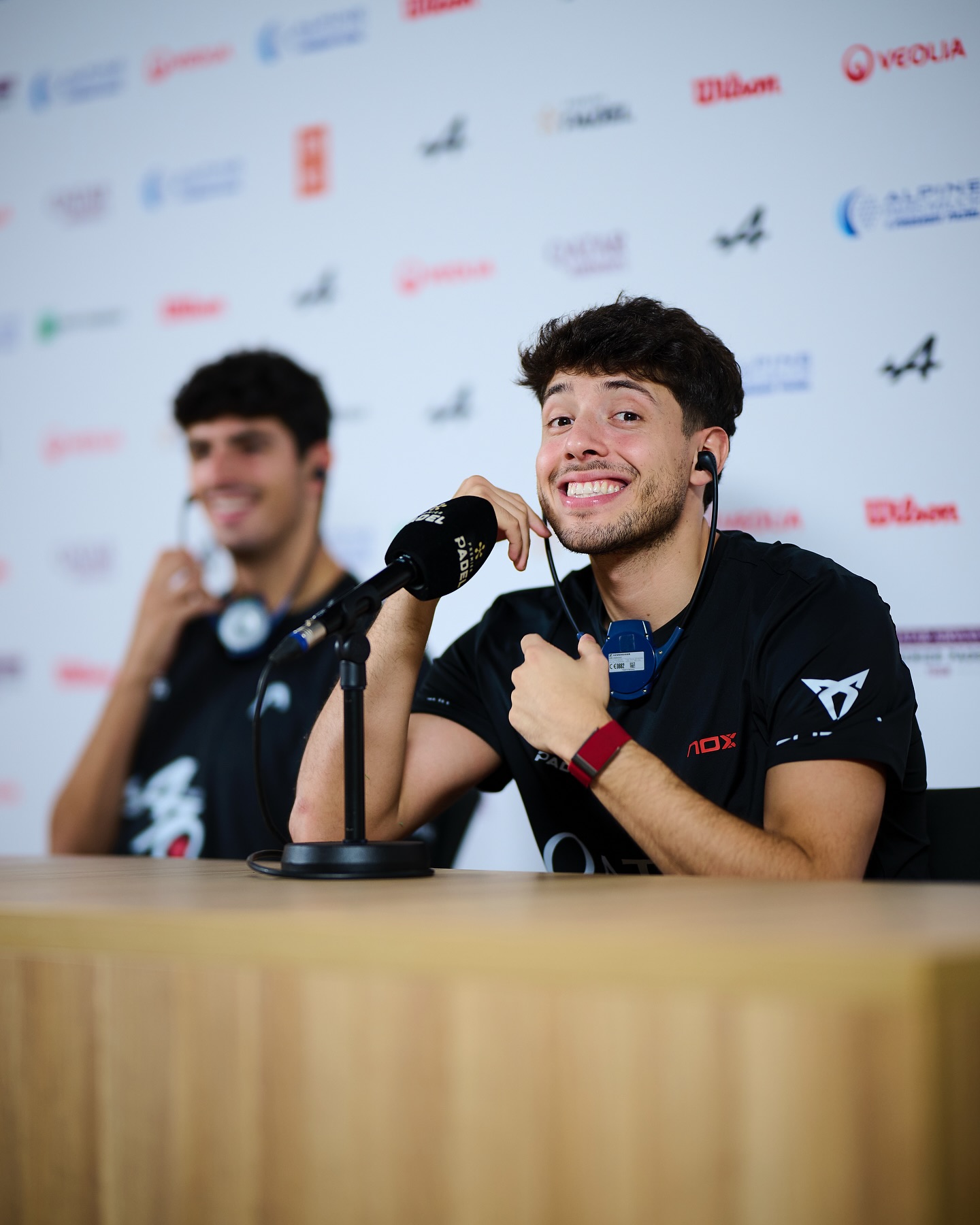 Agustín Tapia durante una rueda de prensa.
