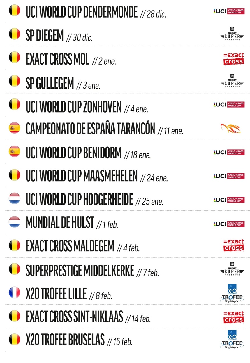 Este es el calendario de Orts.