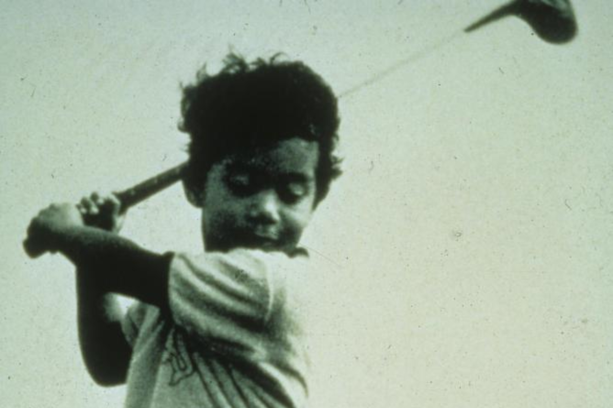 Tiger Woods, en su niñez