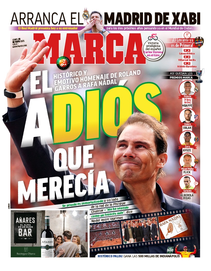 Homenaje a Rafa Nadal