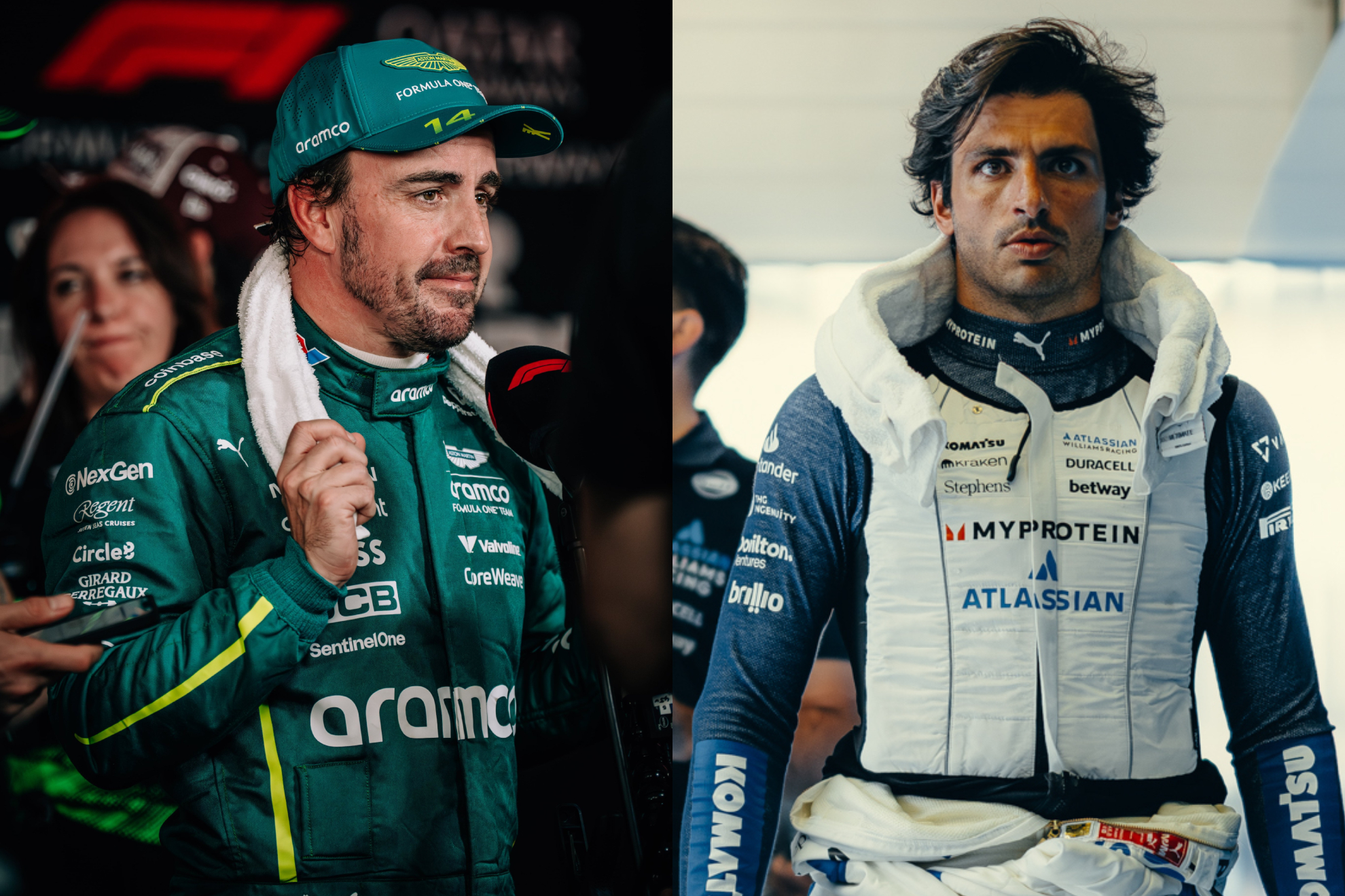 Fernando Alonso y Carlos Sainz.