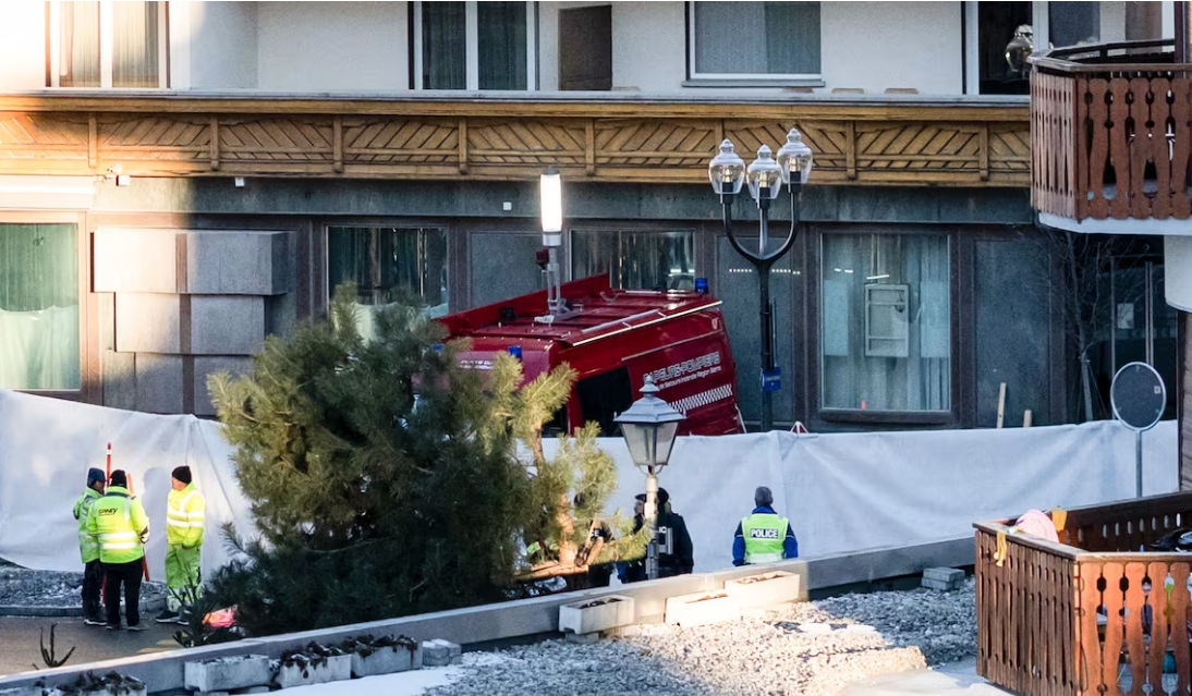 Tragedia en un bar de una estación de esquí de Suiza.