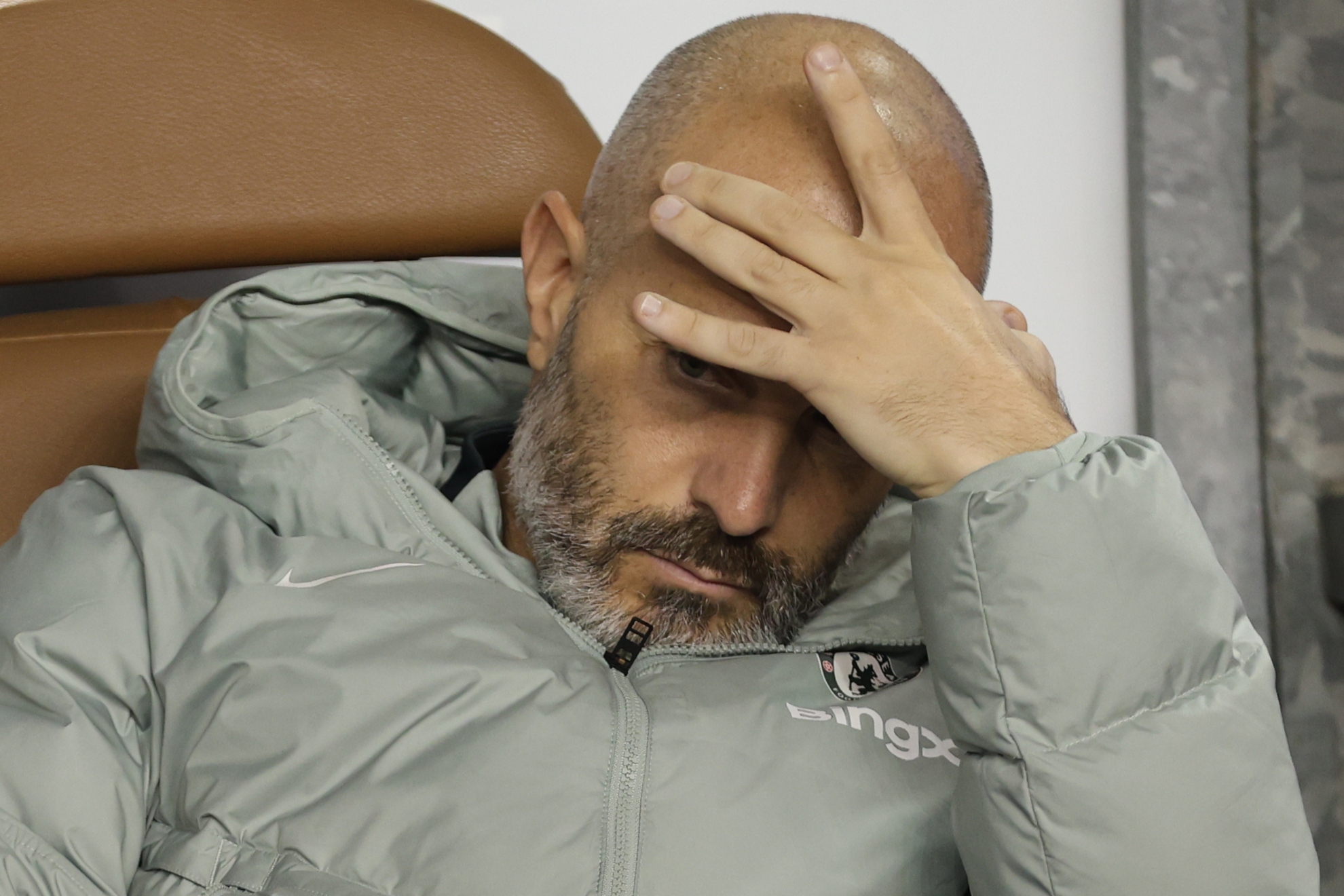 Maresca, en un partido del Chelsea.