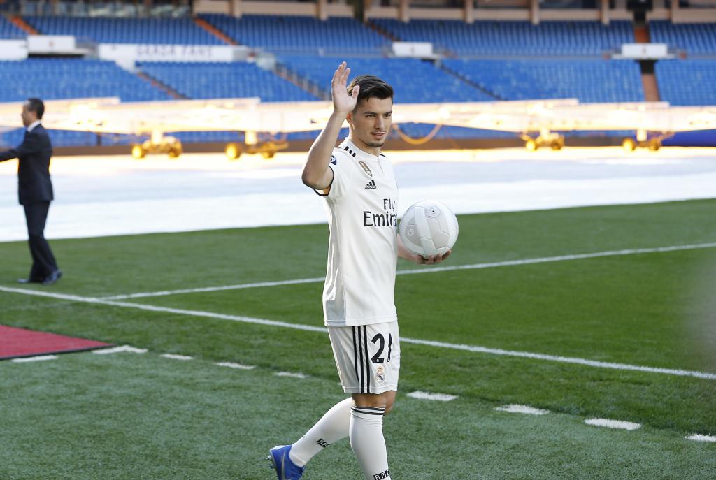 Presentación de Brahim Díaz en 2019.