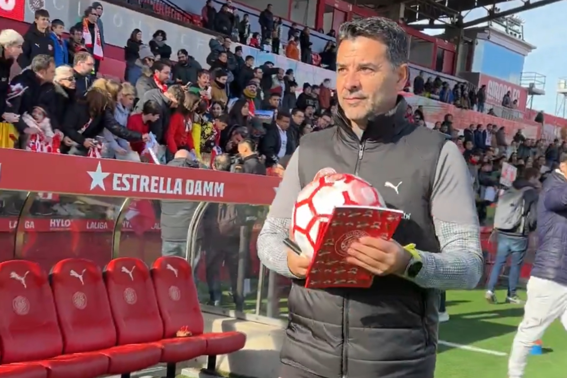 Girona treat faithful to open training session at Montilivi - Girona FC news