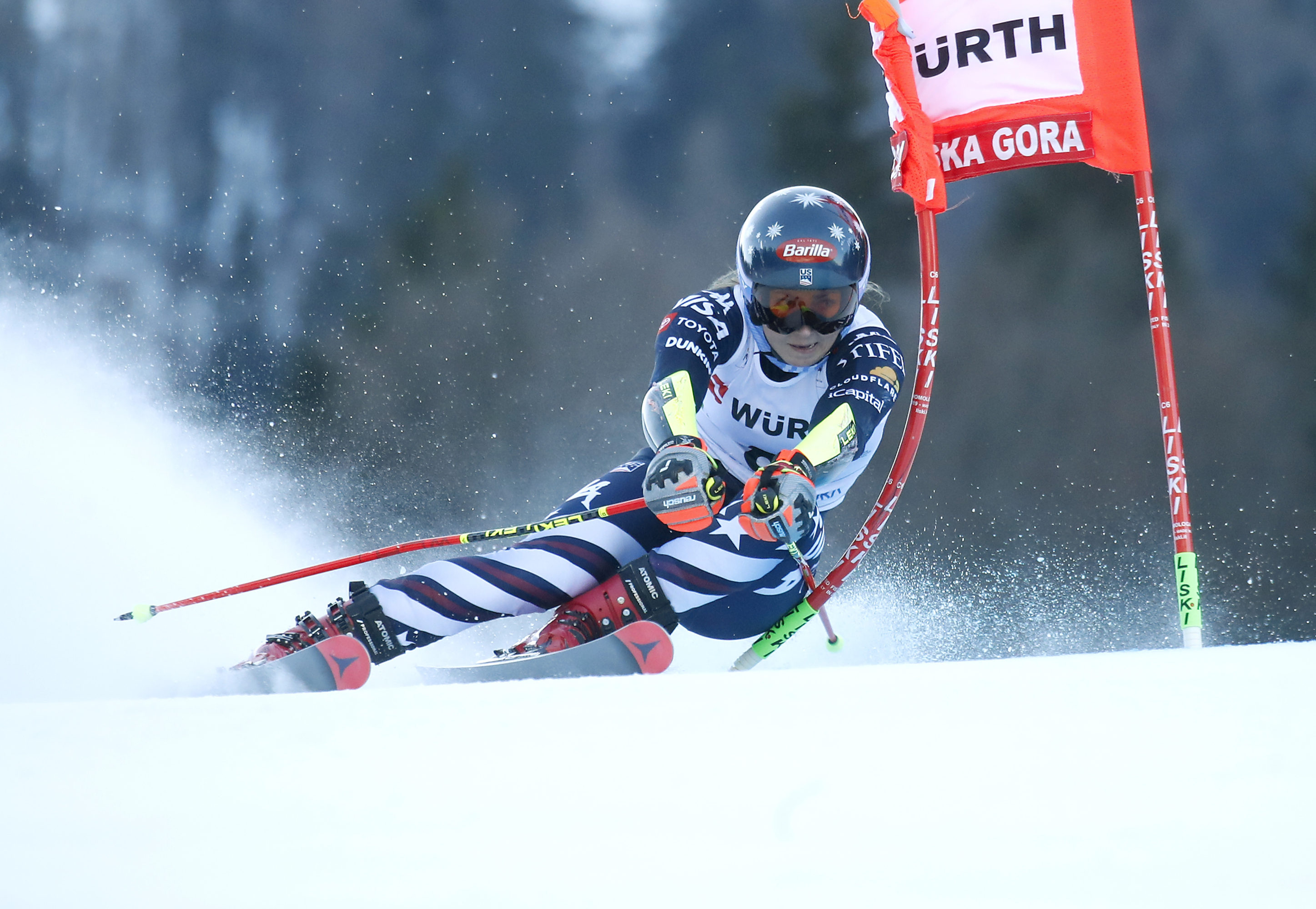 La bajada de Mikaela Shiffrin.