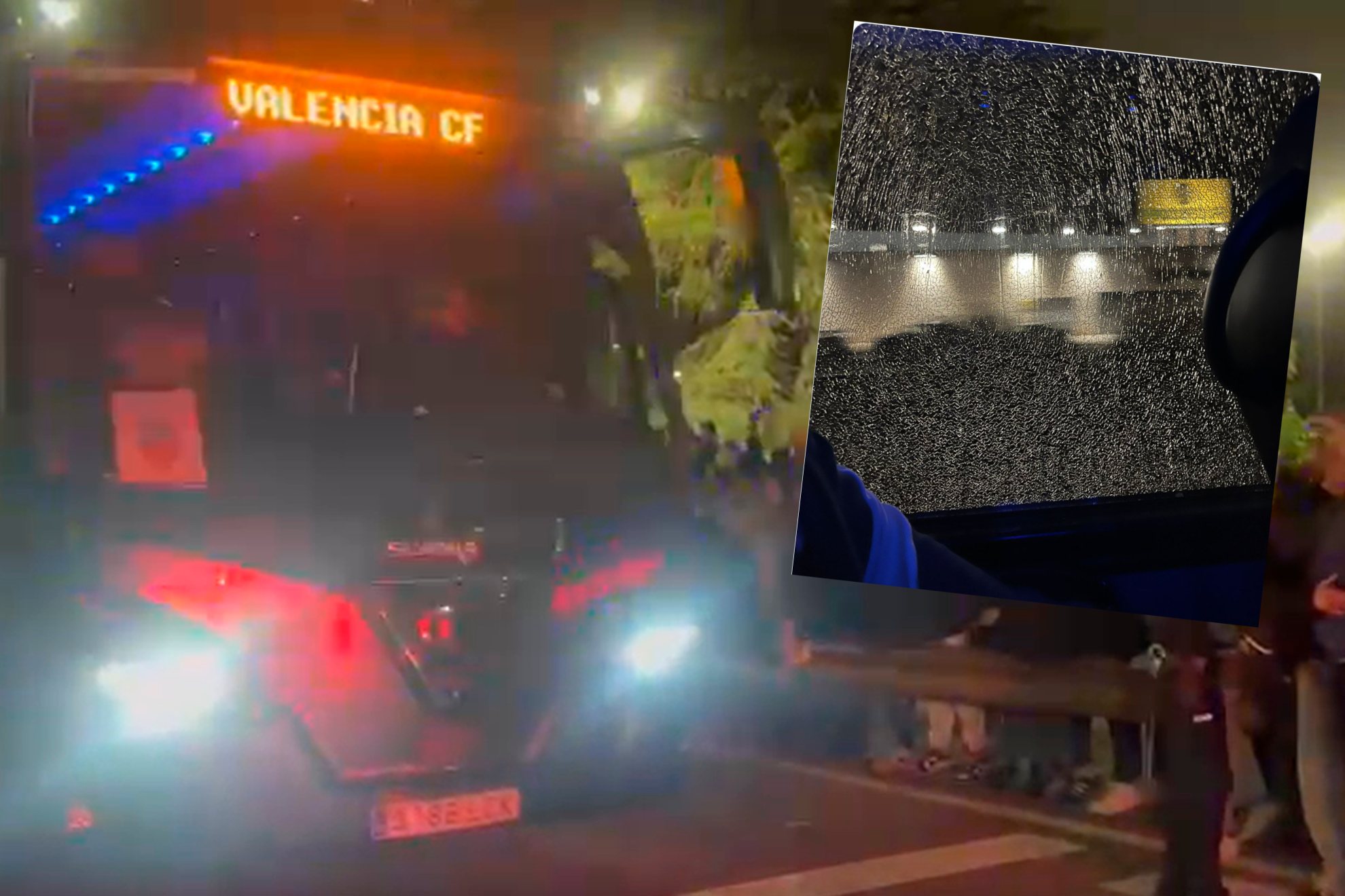 Valencia condemn team bus window smash after airport arrival - Valencia CF news