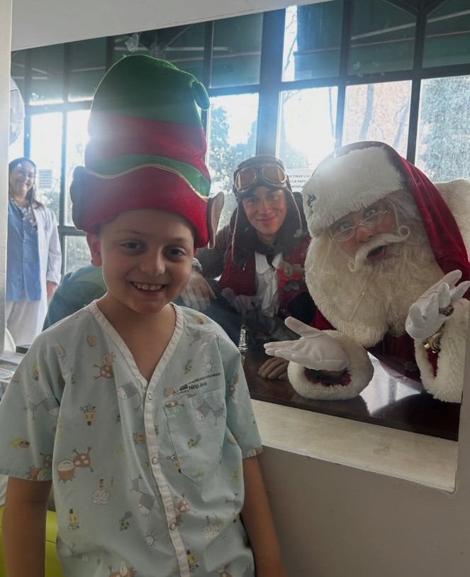 Elías en el hospital.