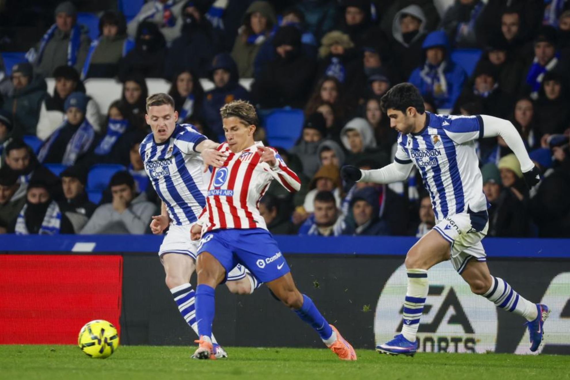 Giuliano, ante la Real Sociedad.