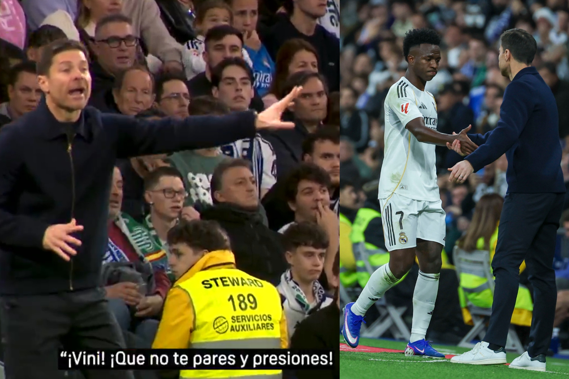 Xabi Alonso's touchline fury as Vini Jr gets earful over pressing duties - Real Madrid news