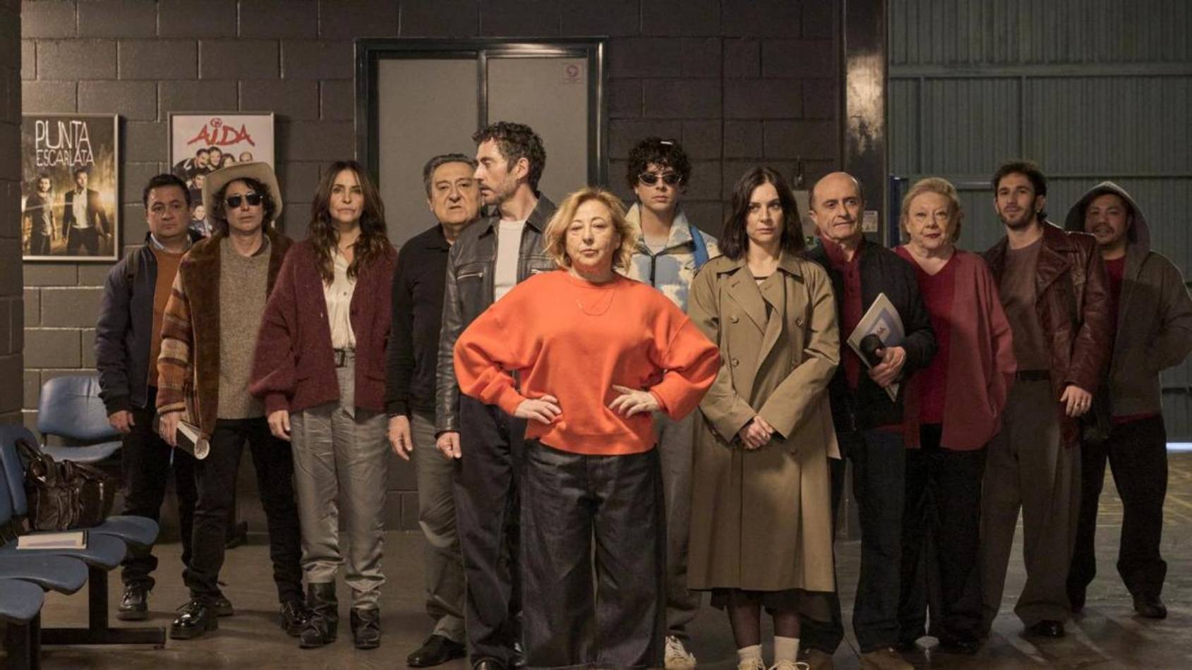 Reparto completo de Aida y vuelta.