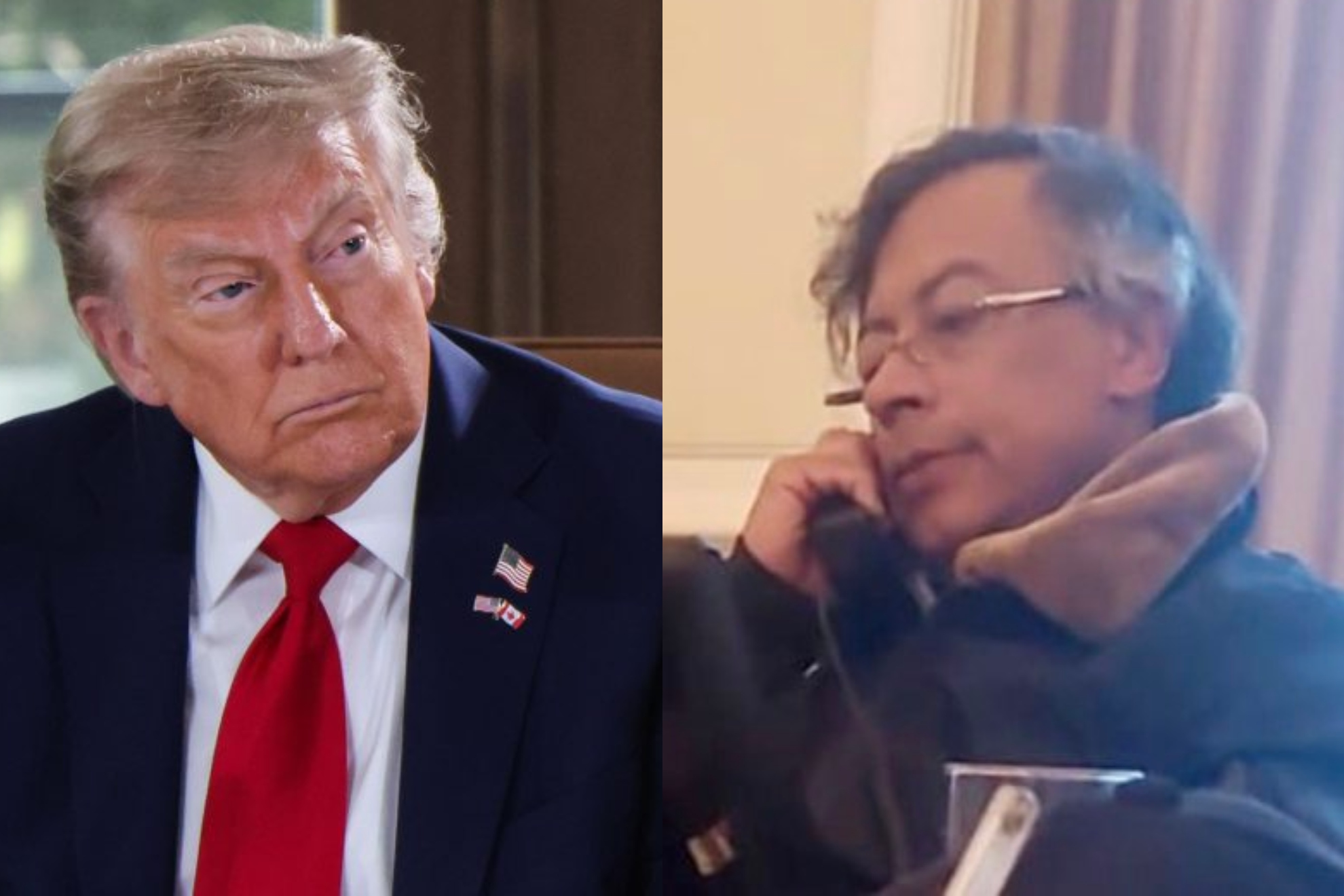 Donald Trump revela detalles de su llamada con Gustavo Petro y de una ...