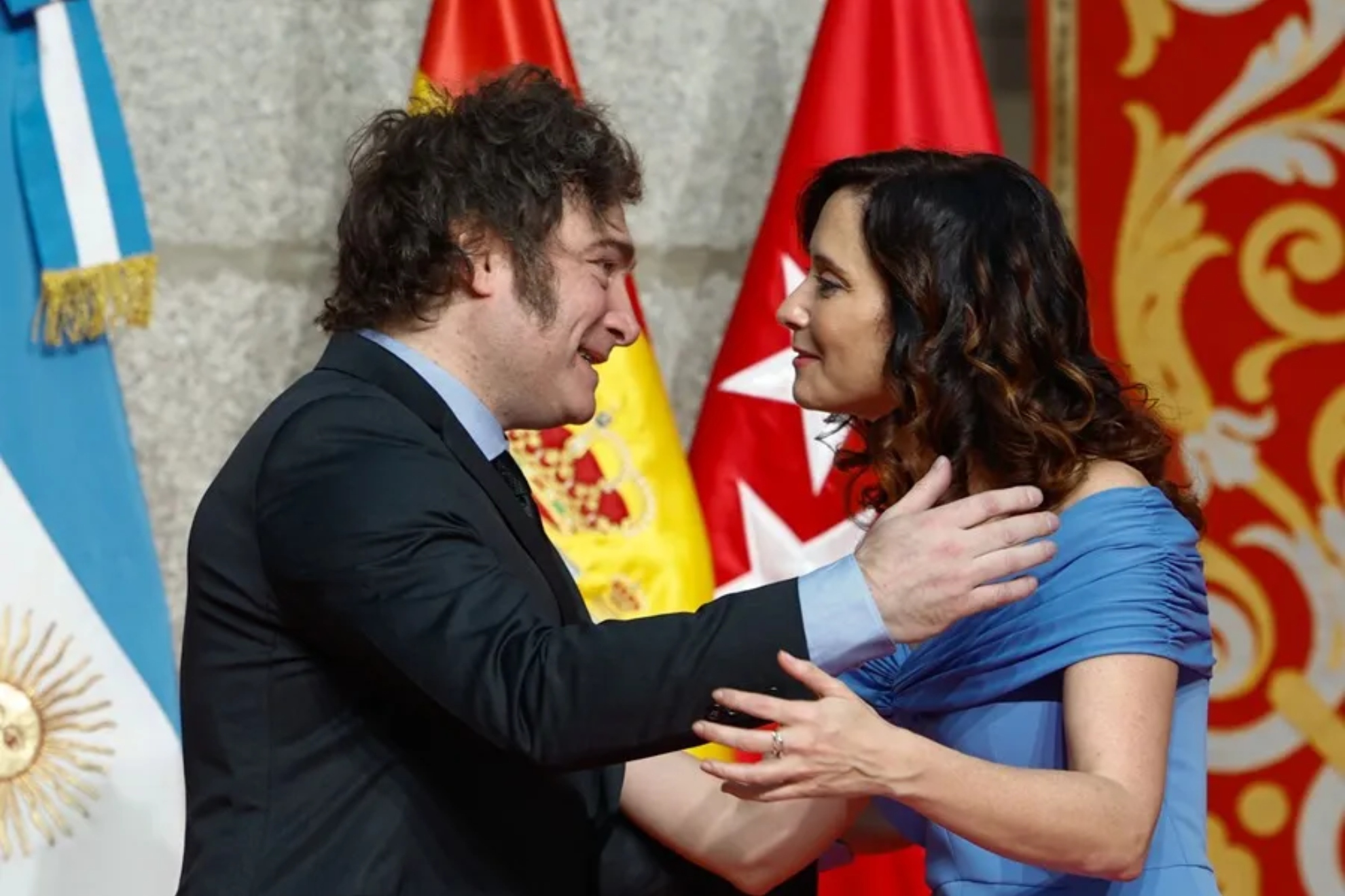 Javier Milei recibe hoy la visita de Isabel Díaz Ayuso en Buenos Aires