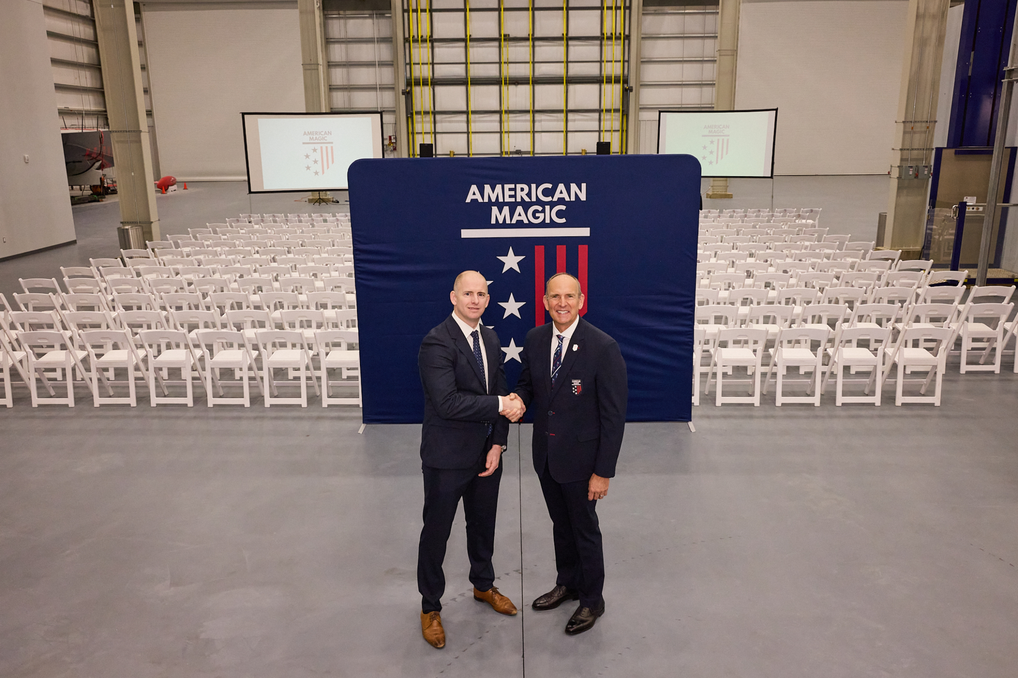 SailGP y American Magic se unen para establecer la primera base de entrenamiento.