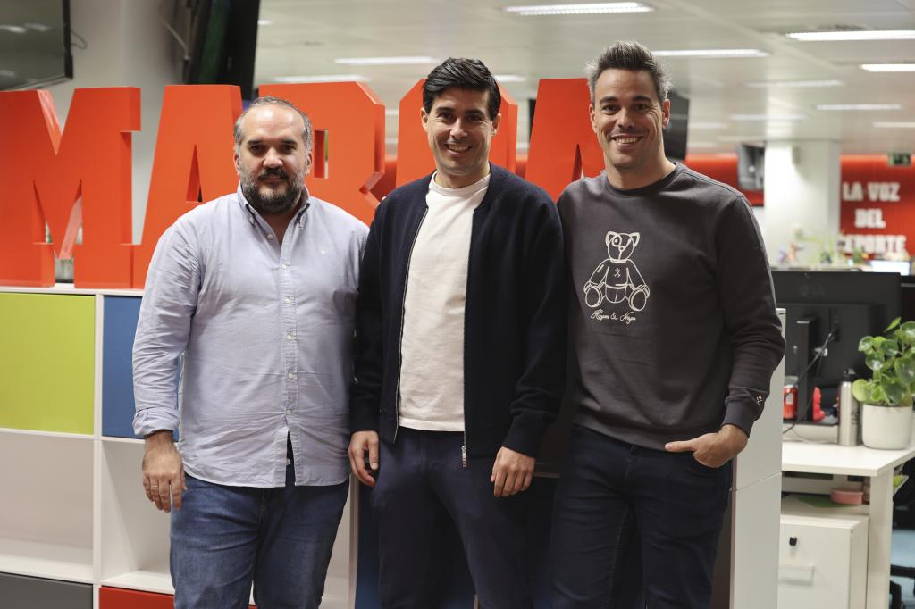 Nacho Labarga, Ángel Luis Fernández y José Rodríguez.