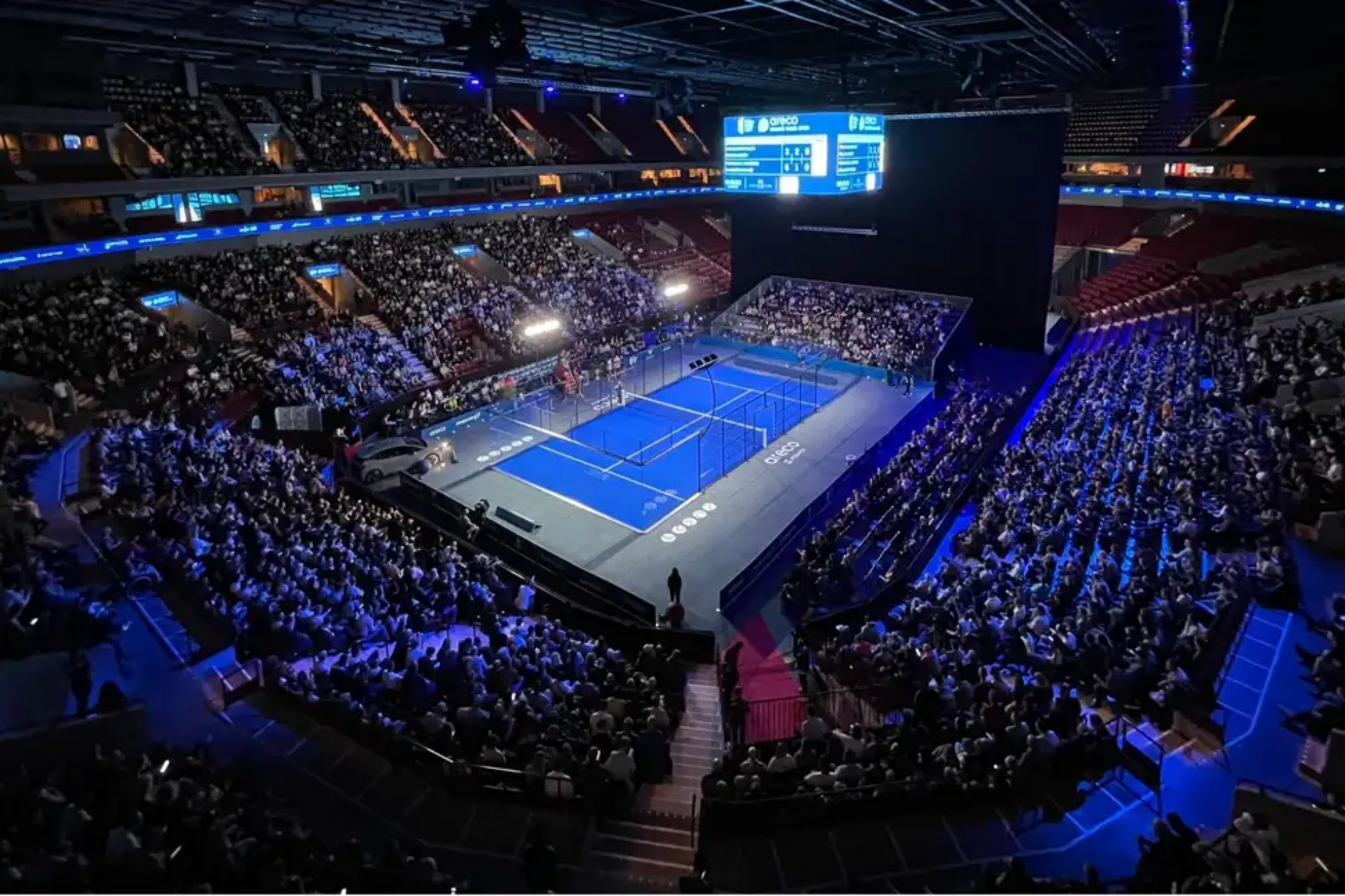 El escenario del torneo de World Padel Tour en Suecia en 2023.