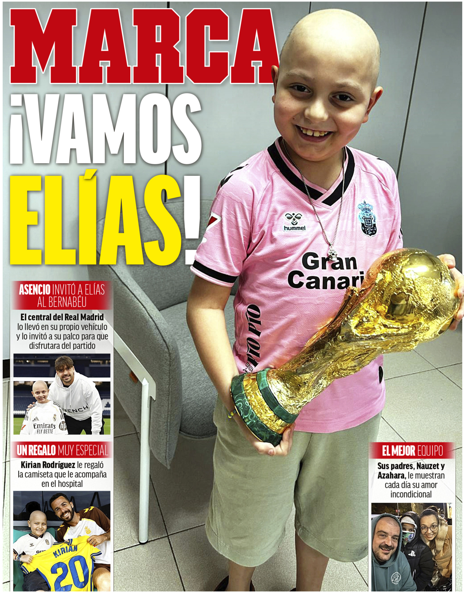 Portada especial de MARCA dedicada a Elías.