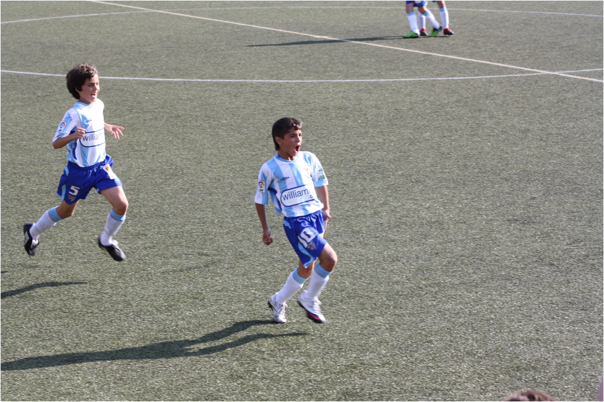 Brahim, celebrando el gol que le marcó al RM aquel día.
