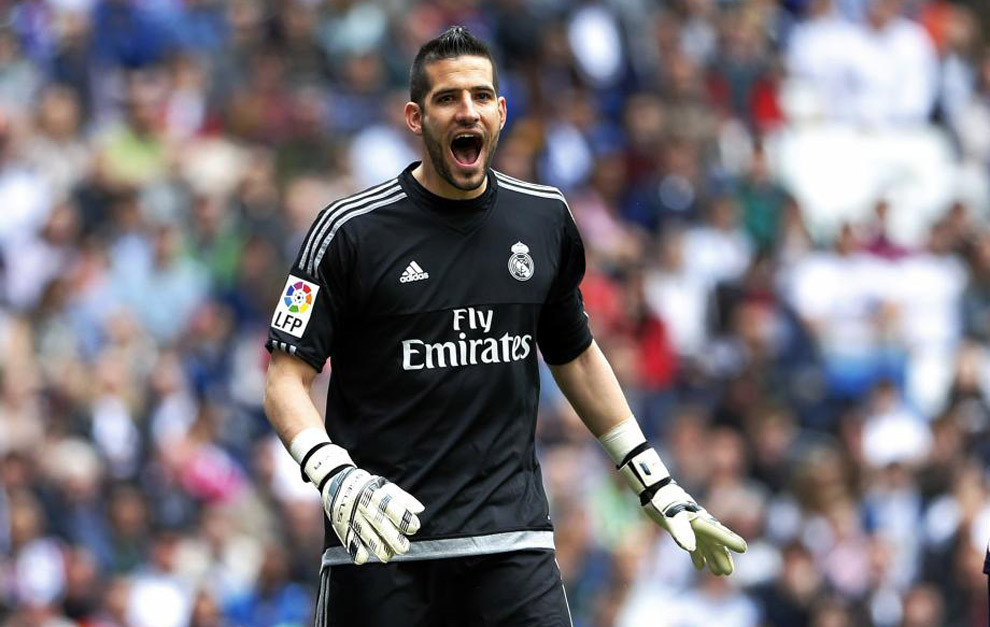 Kiko Casilla, durante su etapa en el Real Madrid