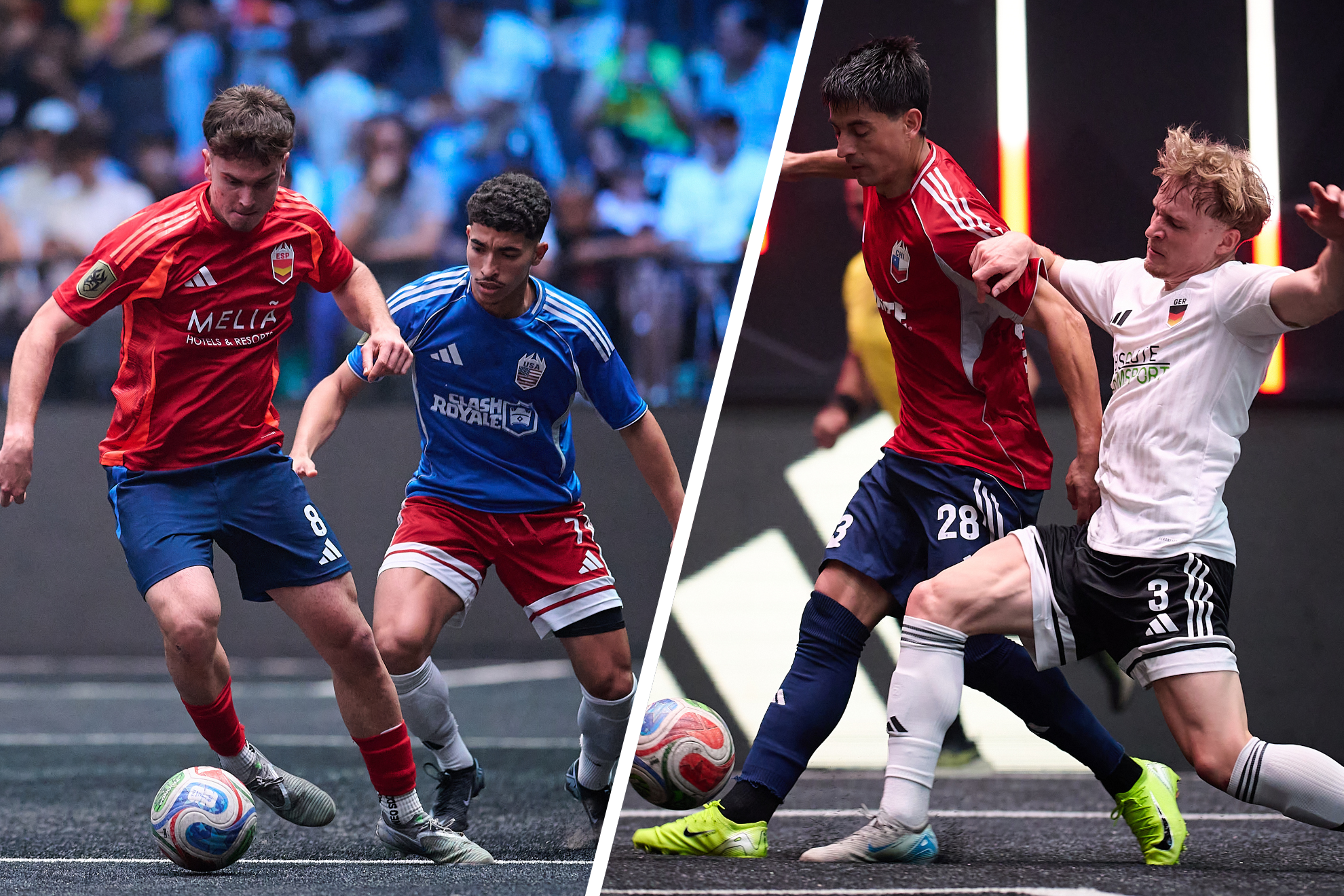 España y Chile destrozan en los cuartos de final de la Kings World Cup Nations