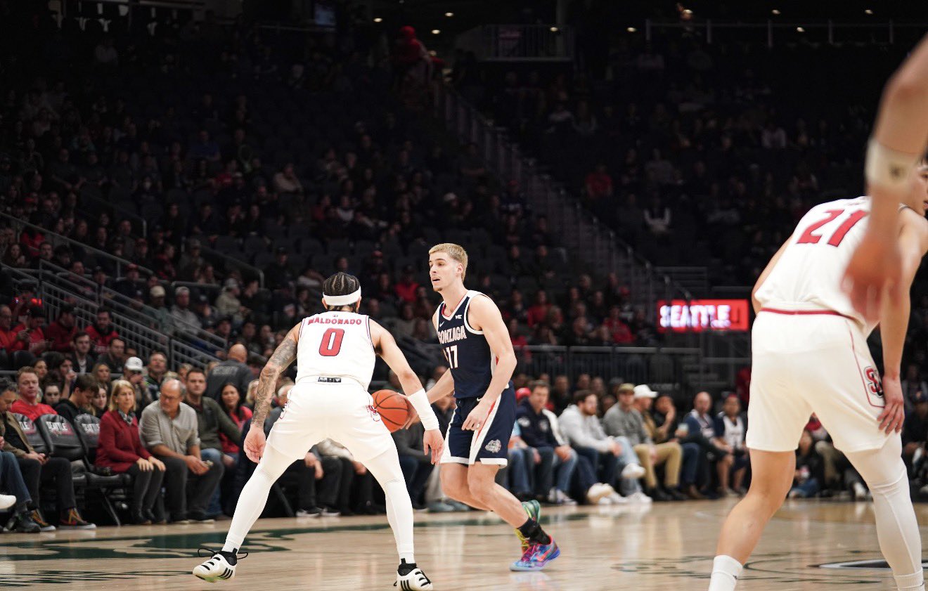 El mejor partido de Saint-Supéry en la NCAA: 20 puntos con Gonzaga
