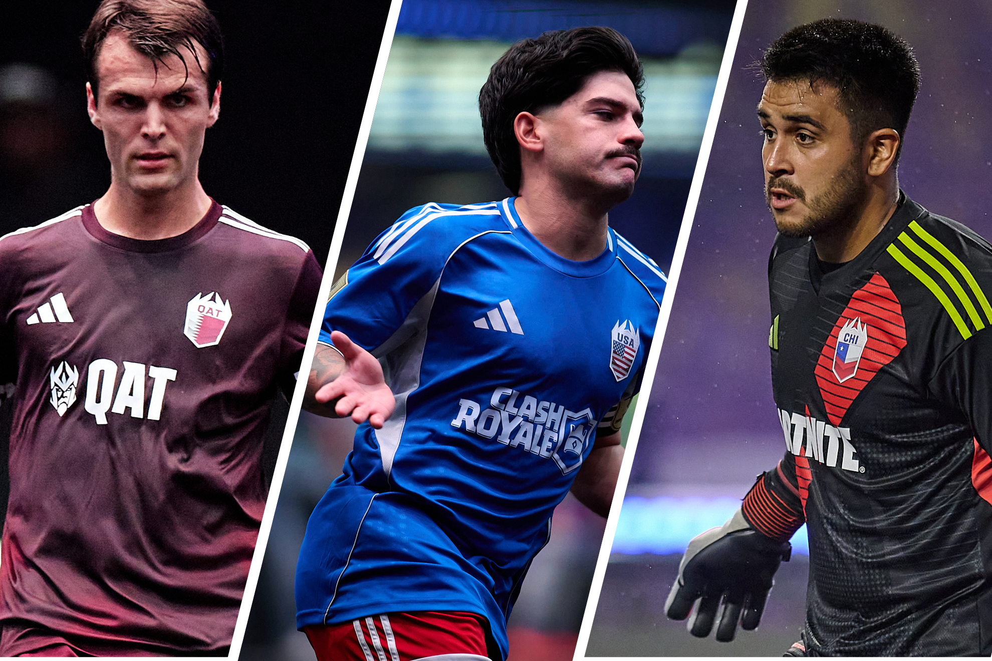 Jorge Monegal, Gabriel Costa y Matías Herrera