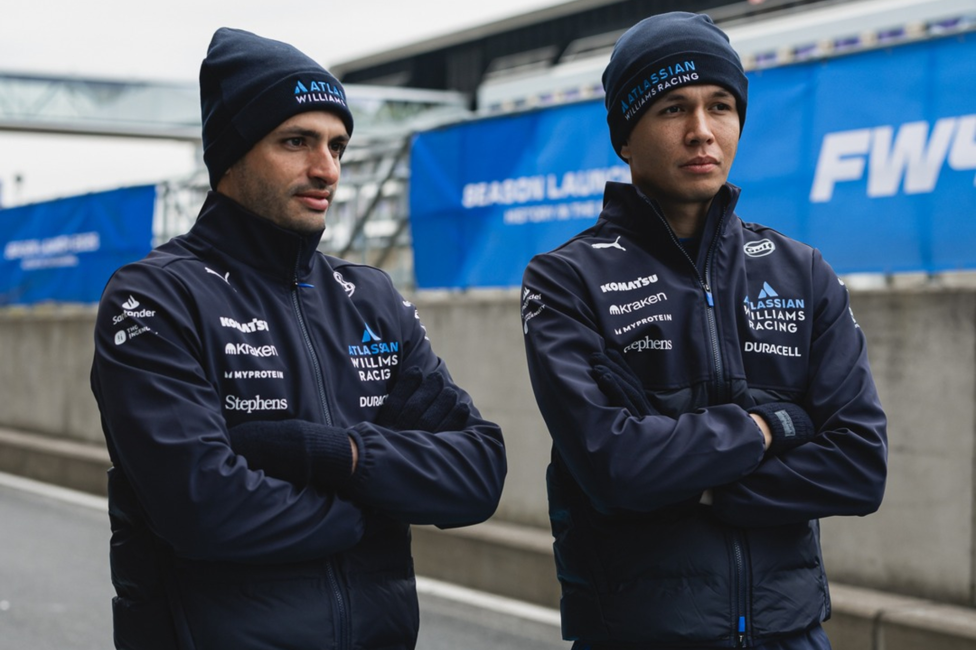 Carlos Sainz y Alex Albon.