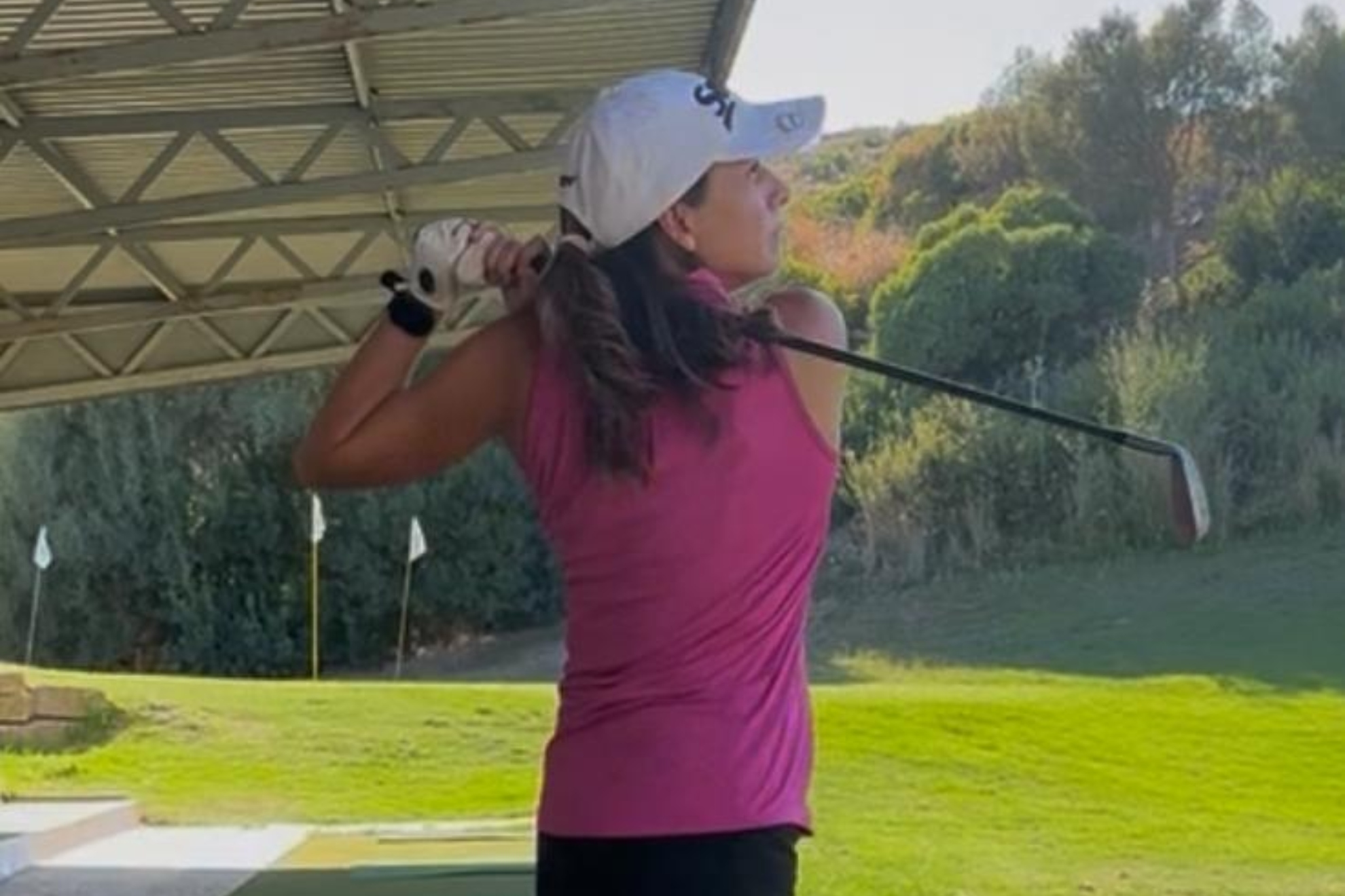 Esther Ibáñez, la golfista que viajaba en el Iryo