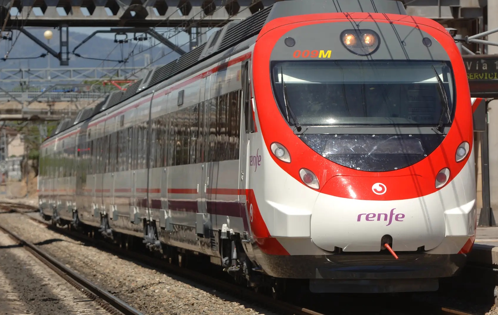 Un tren de cercanías.