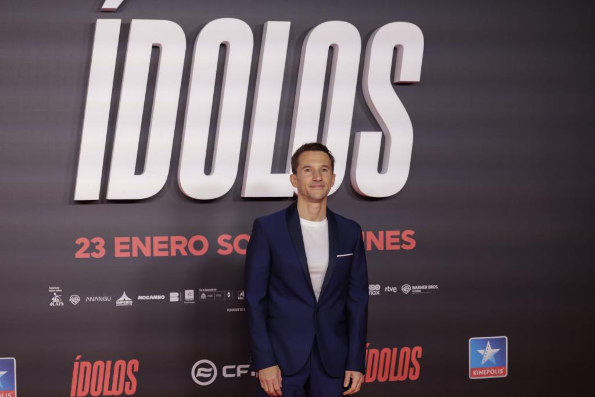 Mat Whitecross, en la 'premiere' en Madrid.