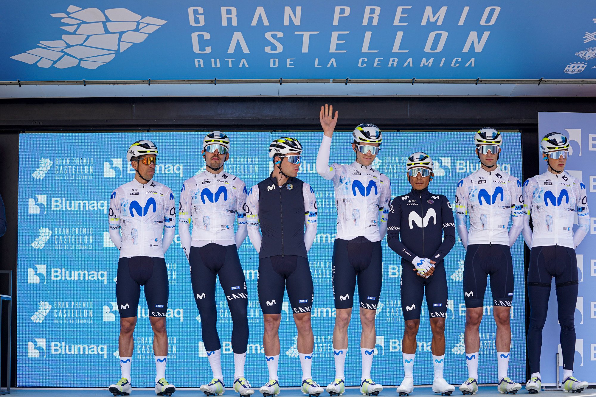 El Movistar, en el GP de Castellón.