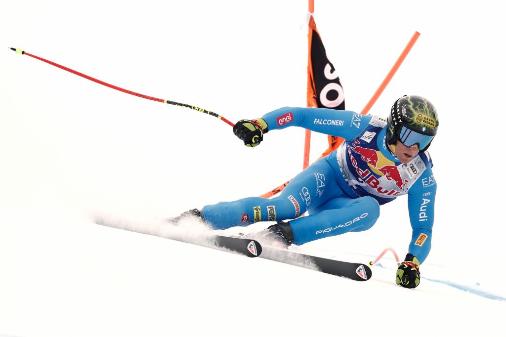 Giovanni Franzoni, en pleno descenso.