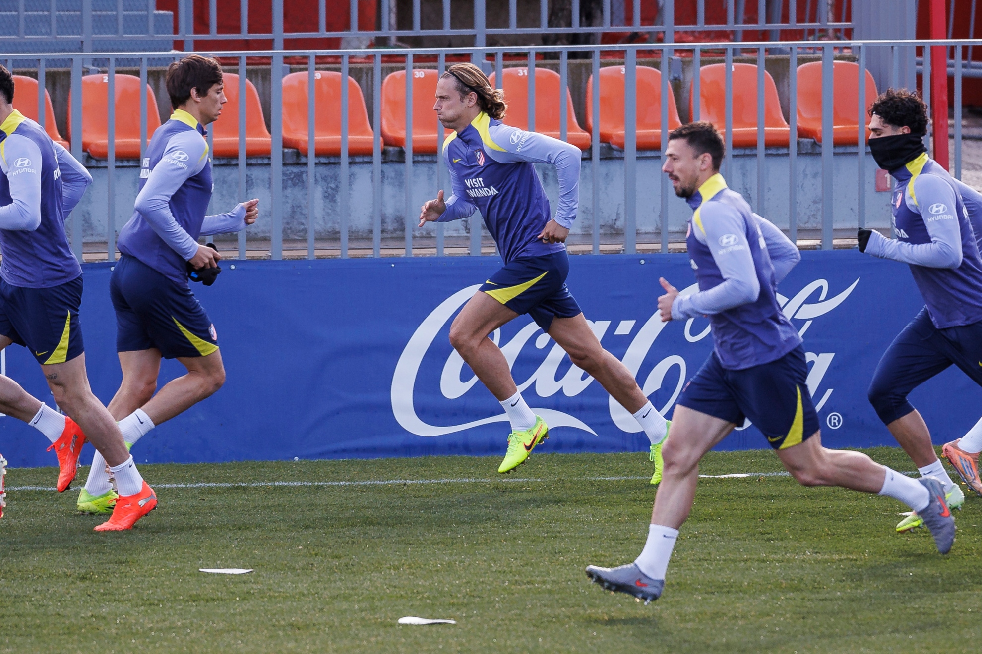 LENGLET, EN EL ÚLTIMO ENTRENAMIENTO DEL ATLÉTICO.