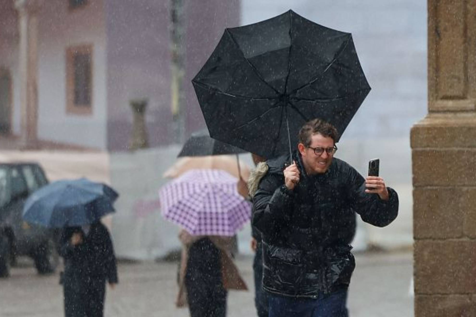 Temporal por la borrasca.