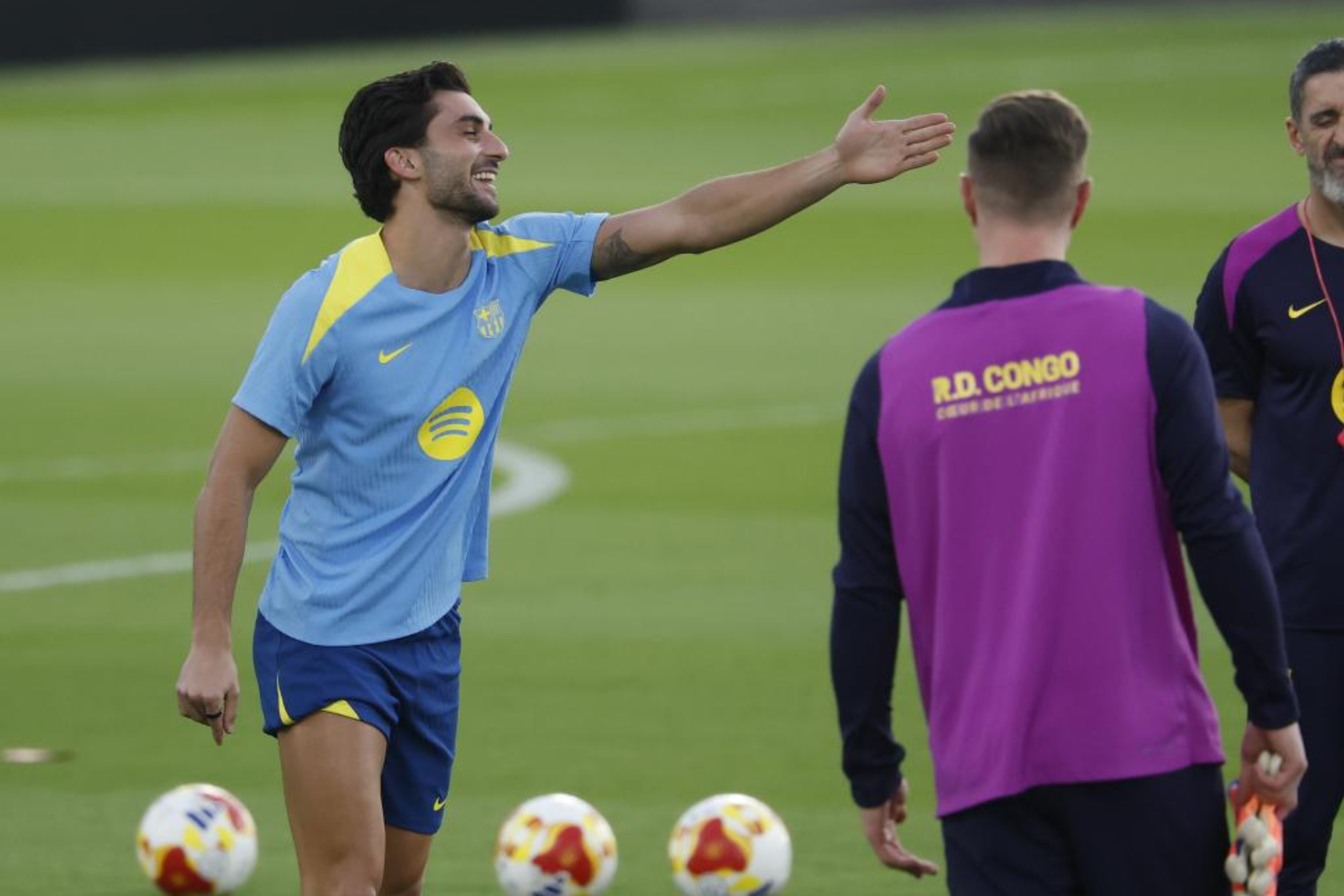 Ferran Torres, en una sesión.