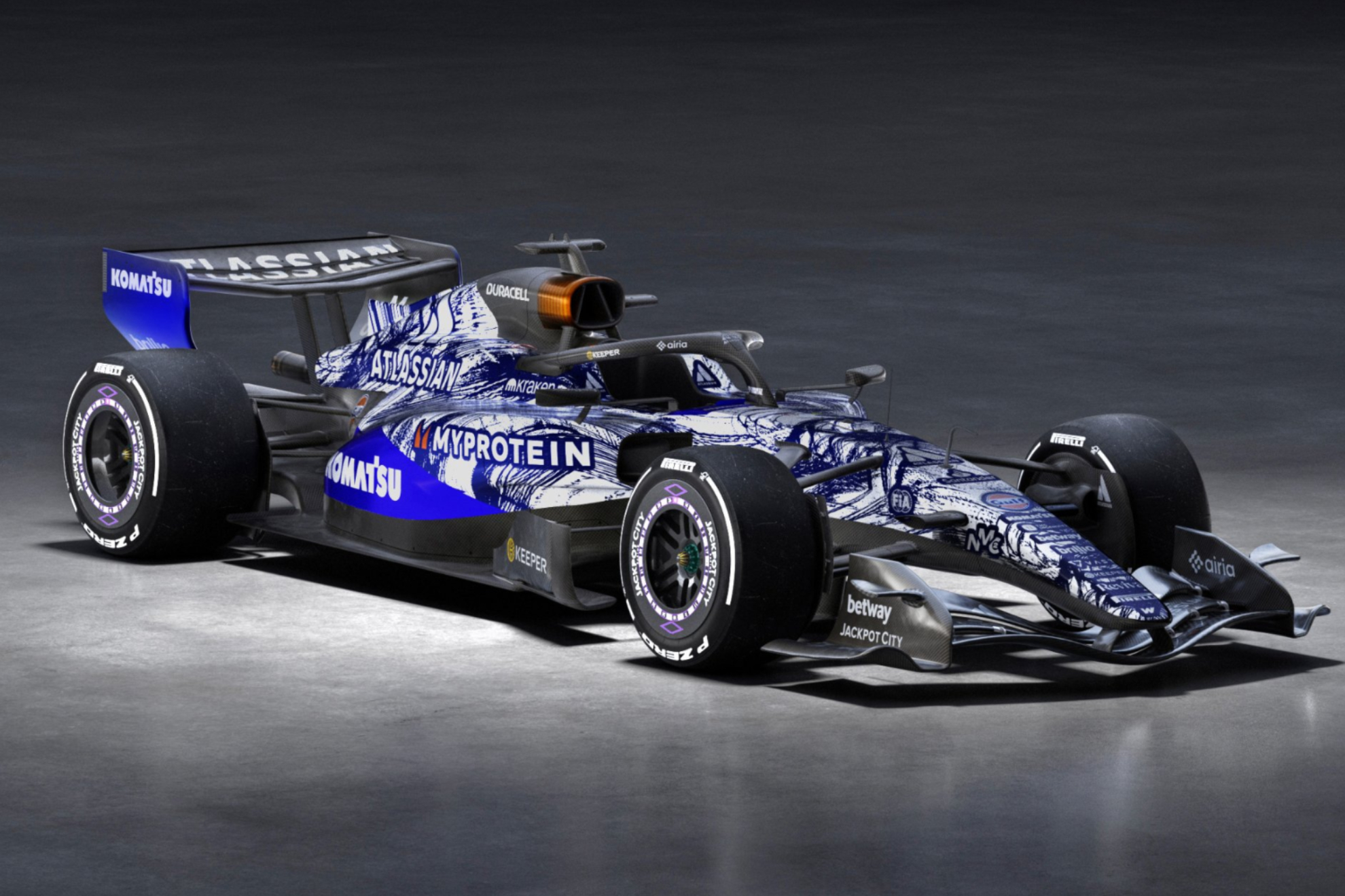 La condecoración con la que Williams tenía previsto presentarse en la prueba de Barcelona.