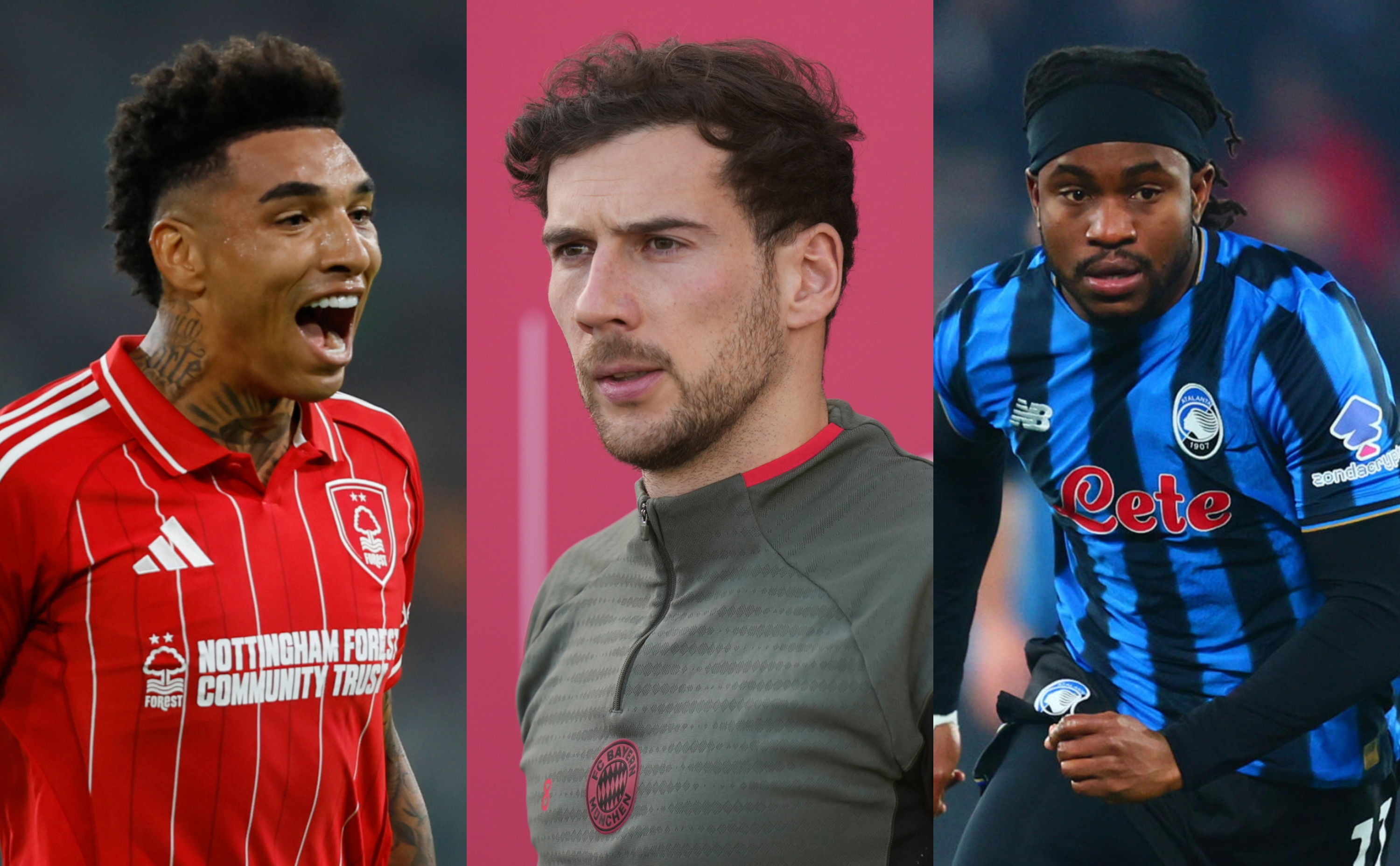 Igor Jesus, Goretzka y Lookman.