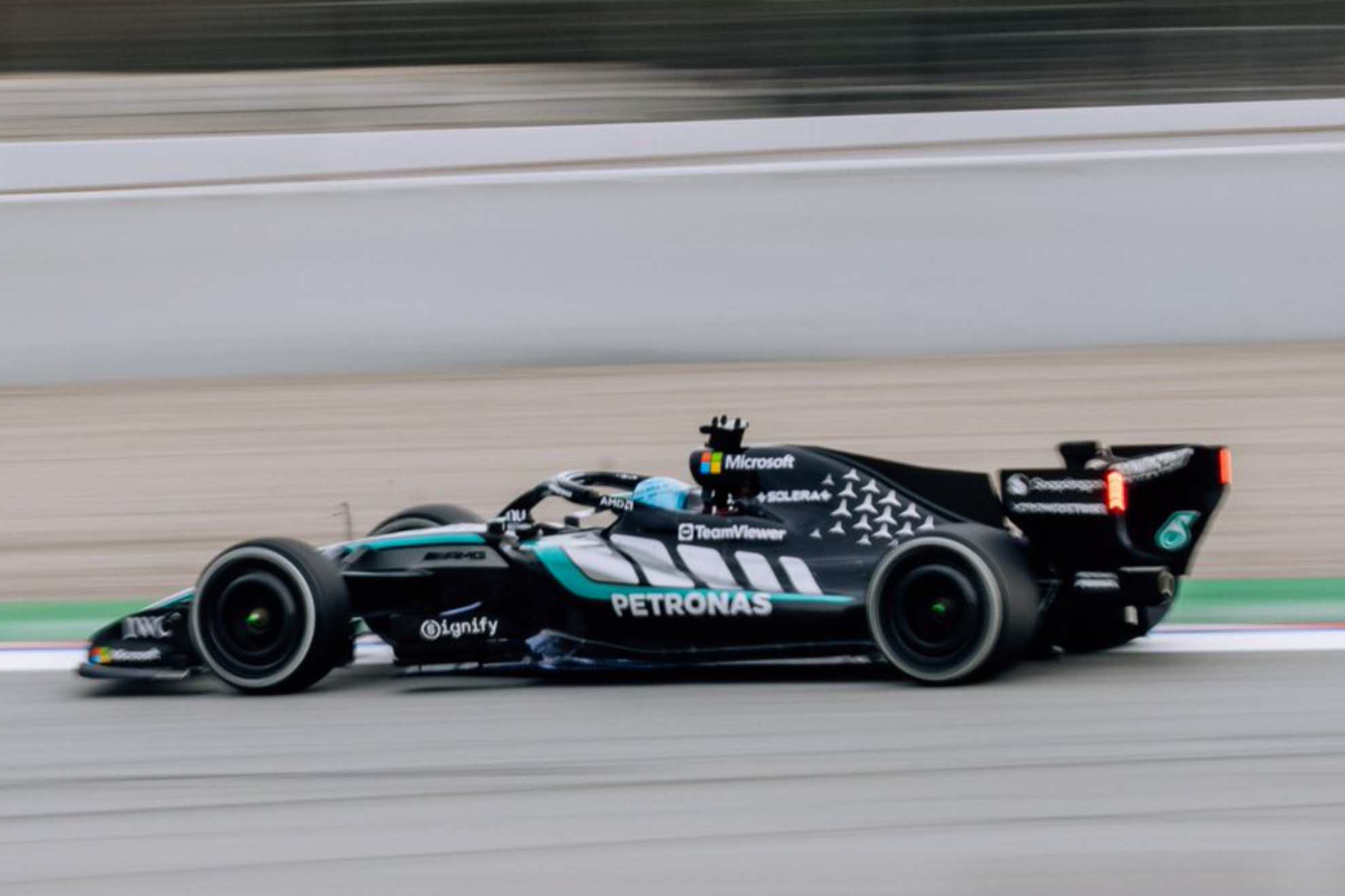 Russell a Barcelona.