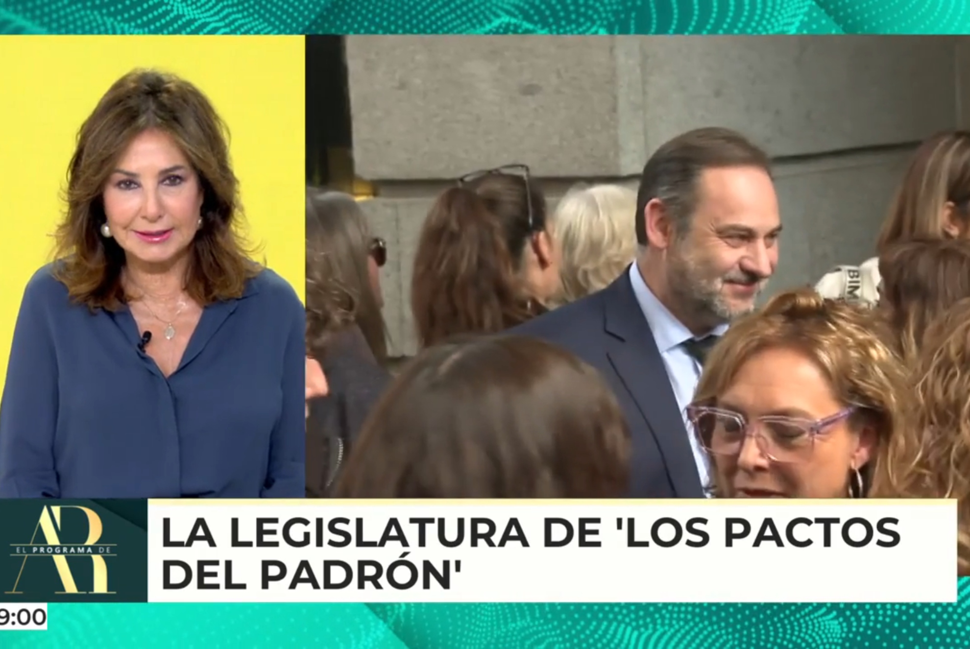 Ana Rosa se muestra irónica tras la renuncia de Ábalos de su acta de diputado
