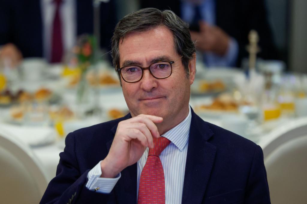 El presidente de CEOE, Antonio Garamendi. EFE