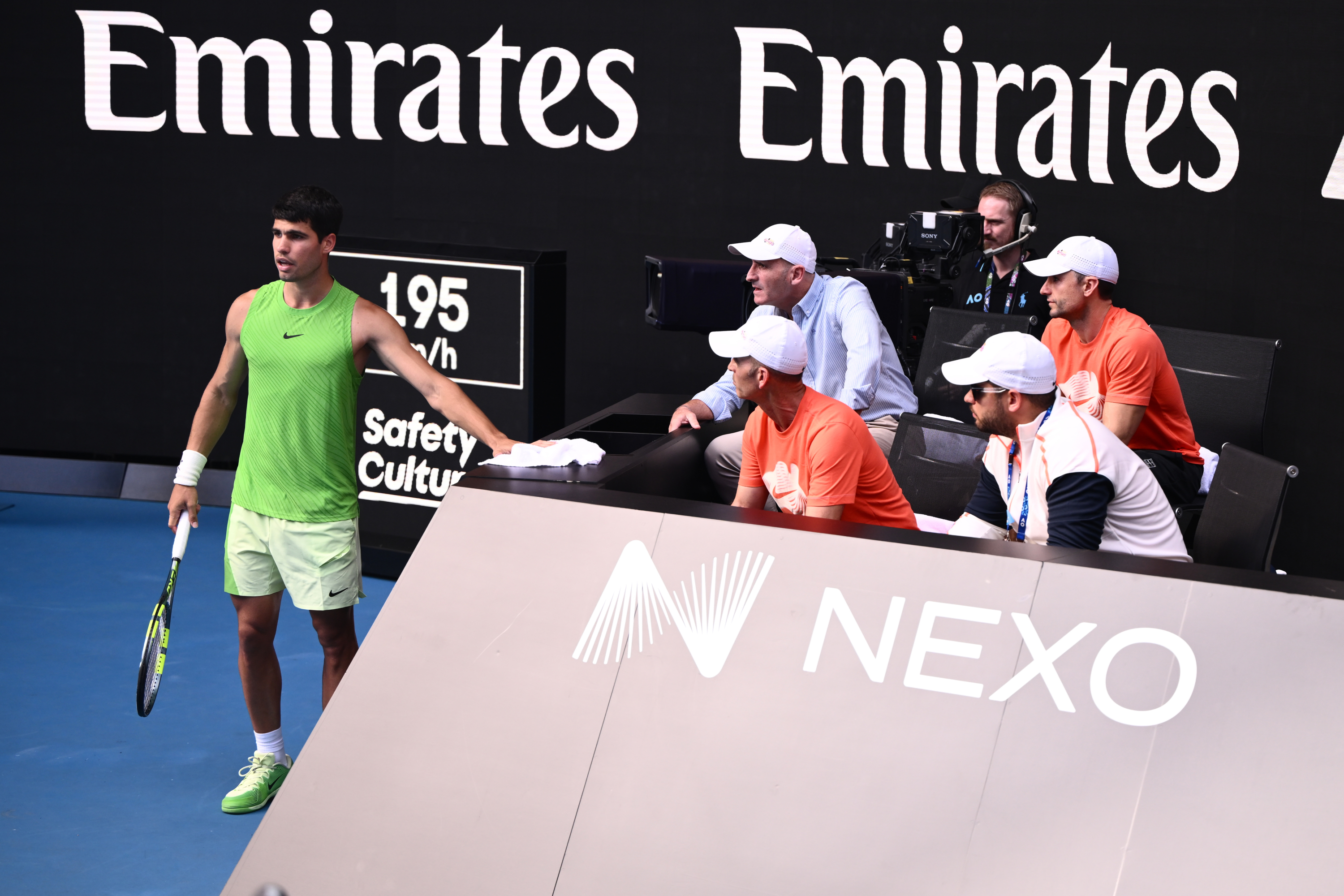 Alcaraz survives cramps and Zverev to move one win away from completing Grand Slam