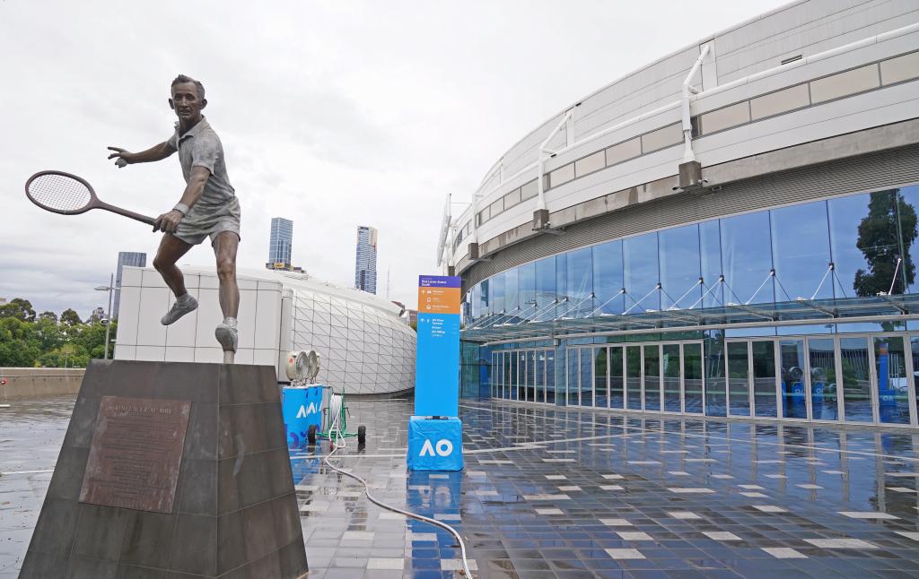 Monumento a Rod Laver en Melbourne Park