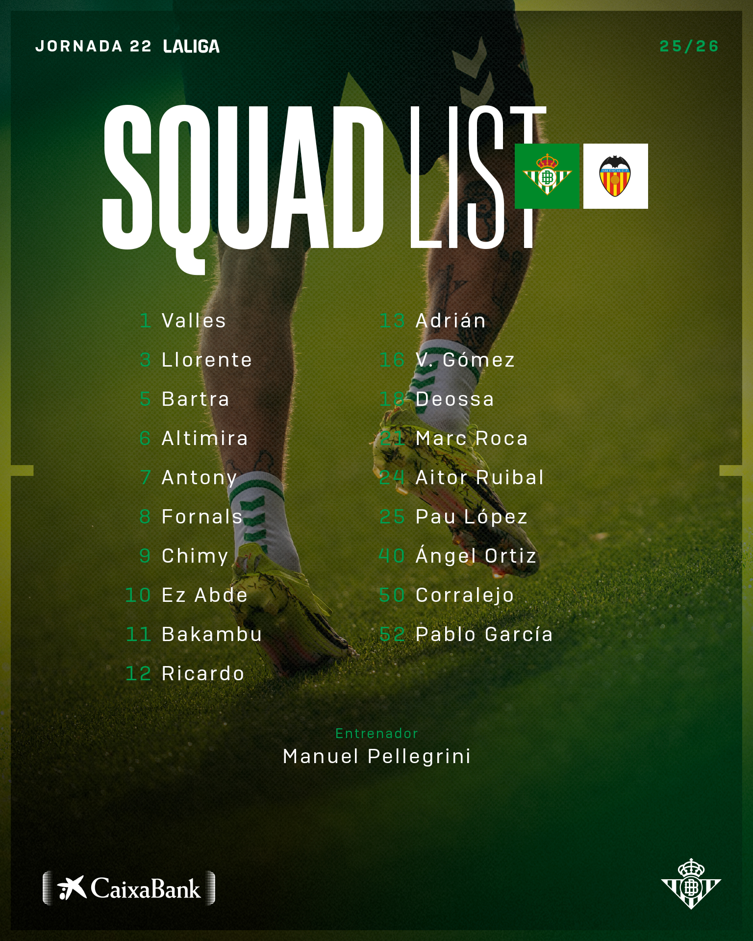 Recurso del Betis contra el Valencia