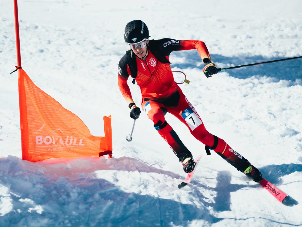 Oriol Cardona, en la Copa del Mundo de Boí Taüll.