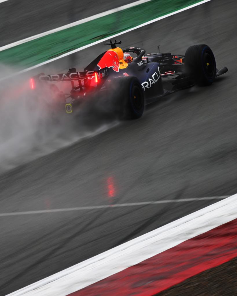 Max Verstappen, en el test de Barcelona.