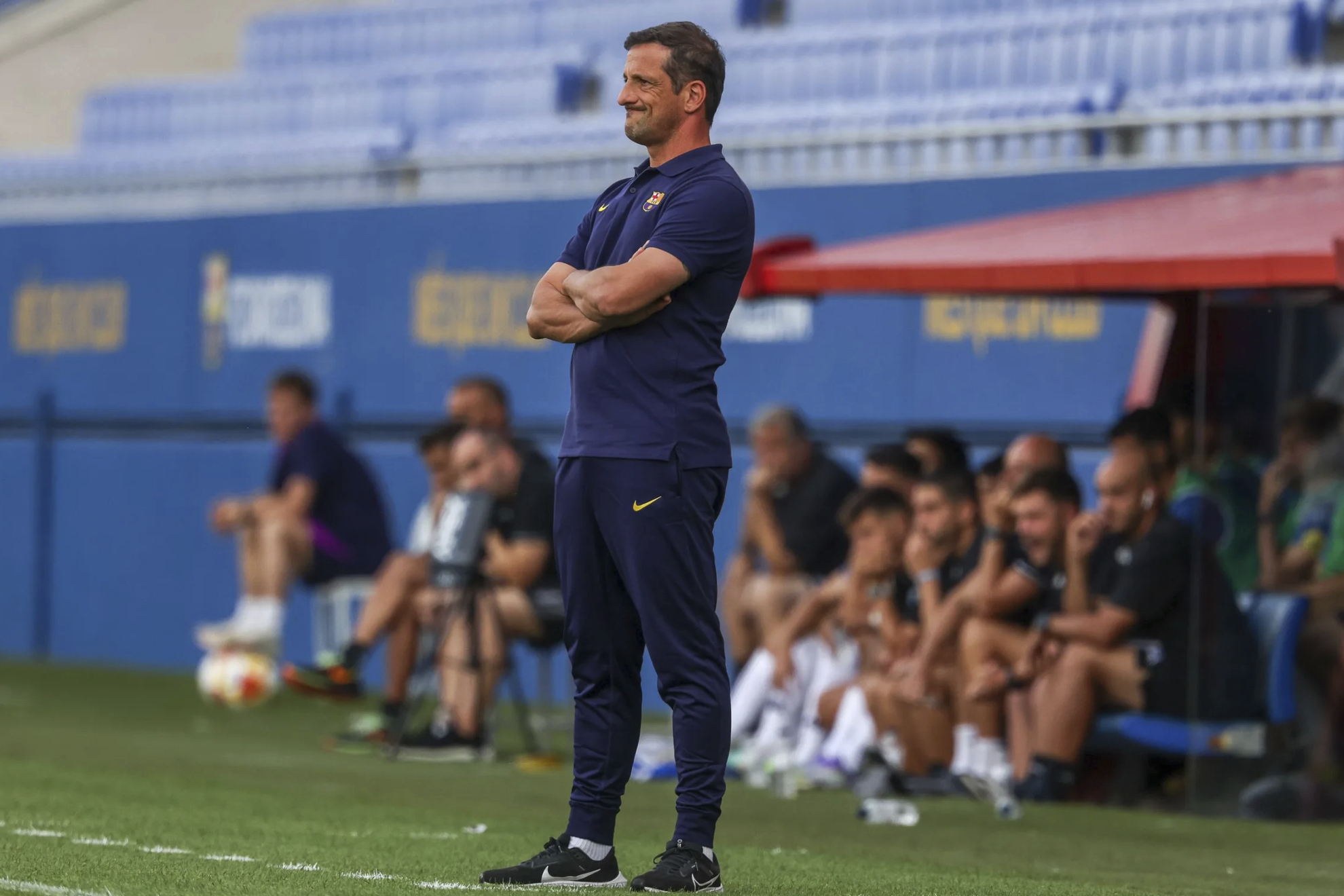 Juliano Belletti, entrenador del Barça Atletic.
